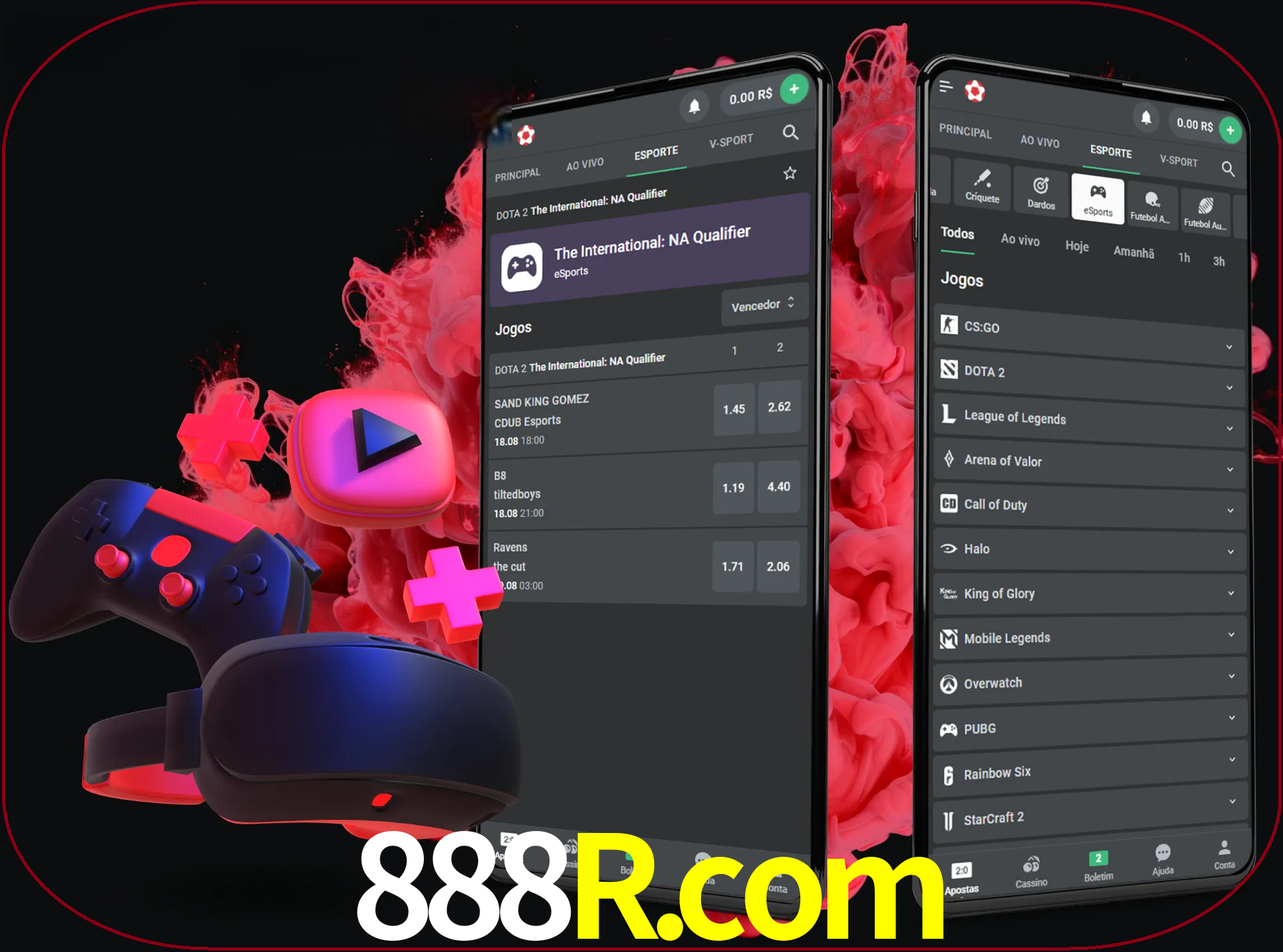 Para ter a aplicação móvel 888r no seu smartphone, basta descarregar o ficheiro apk e seguir as instruções.