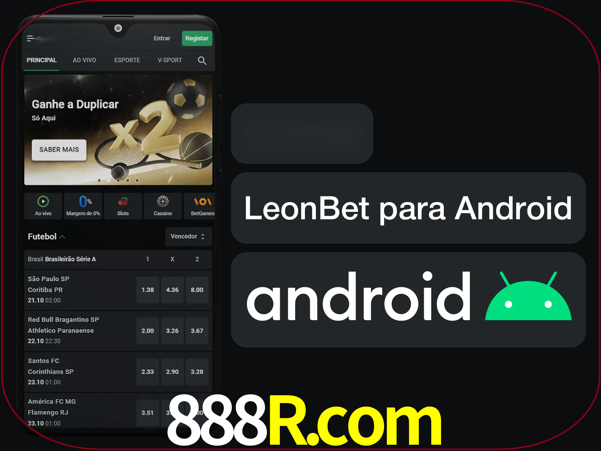 Adquira sua versão poket de LeonBet.